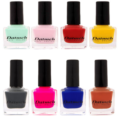 Vernis à ongles Halal finition brillante et couleurs d’été respirantes (8x)