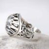 Bague en argent Dur-e Najaf persane pour hommes Élégance Alborz