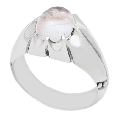 Bague en argent Dur-e Najaf persane pour hommes Élégance Borhan