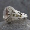 Bague en argent Dur-e Najaf persane pour hommes Élégance Milad
