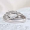 Bague en argent Dur-e Najaf pour femmes Engagement Bliss Hoora