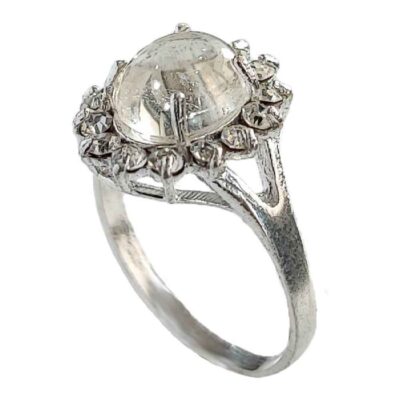 Bague en argent Dur-e Najaf pour femmes Engagement Bliss Nasrin