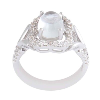 Bague en argent Dur-e Najaf pour femmes Engagement Bliss Reyhan