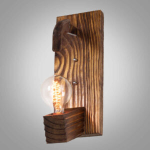 Applique murale en bois – Style moderne et minimaliste, esthétique cosy G14