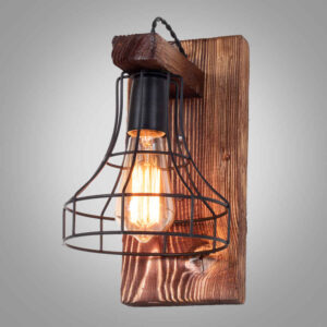 Applique murale en bois – Style moderne et minimaliste, esthétique cosy G10