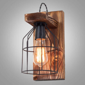 Applique murale en bois – Style moderne et minimaliste, esthétique cosy G11