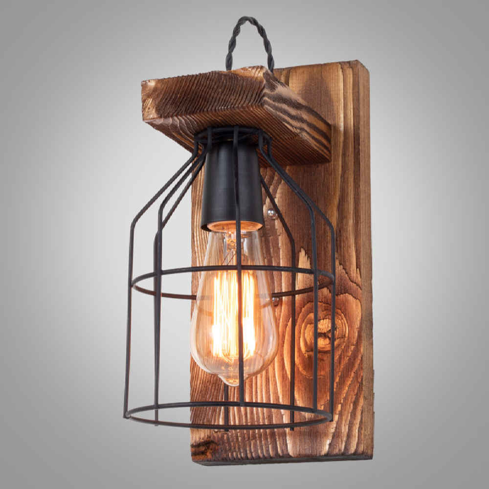 Applique murale en bois – Style moderne et minimaliste, esthétique cosy G11