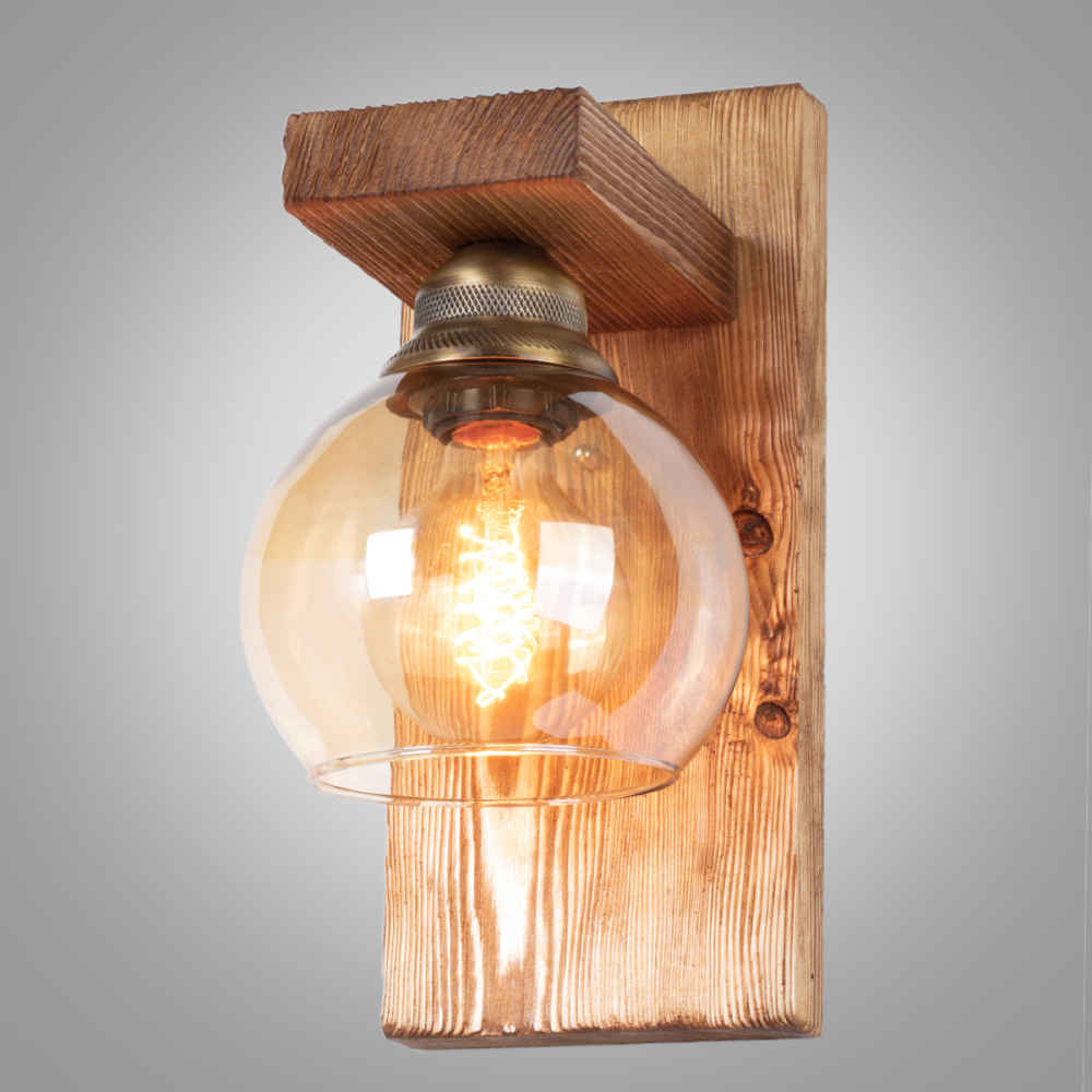 Applique murale en bois – Style moderne et minimaliste, esthétique cosy G18