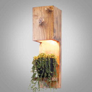 Applique murale en bois – Style moderne et minimaliste, esthétique cosy G13