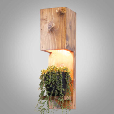 Applique murale en bois – Style moderne et minimaliste, esthétique cosy G13