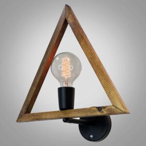 Applique murale en bois – Style moderne et minimaliste, esthétique cosy G5