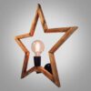 Applique murale en bois – Style moderne et minimaliste, esthétique cosy G4