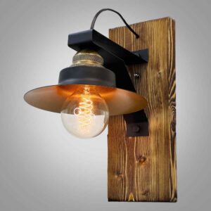 Applique murale en bois – Style moderne et minimaliste, esthétique cosy G16