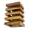 Applique murale en bois – Style moderne et minimaliste, esthétique cosy G9