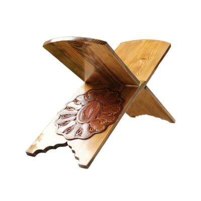 Support Rehal en bois pliable pour le Coran