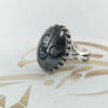 Bague en Argent Hématite Islamique Pierre Précieuse Hadid pour Hommes Eyn Ali