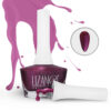 Vernis à ongles Halal finition pailletée et couleurs respirantes violettes (6x)