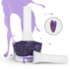 Vernis à ongles Halal finition pailletée et couleurs respirantes violettes (6x)
