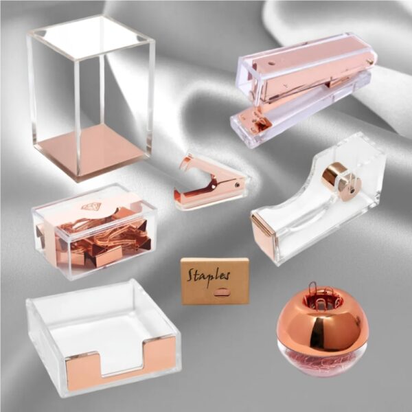 Ensemble organiseur de bureau de luxe – 8 pièces