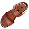 Sandales en cuir naturel pour hommes Modèle Sun