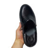 Mules style islamique Nalain en cuir véritable pour hommes Miel