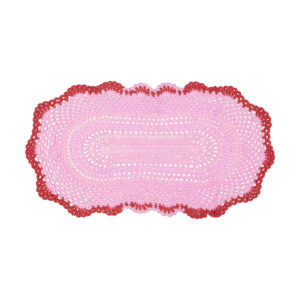 Tapis de sol macramé bohème tissé à la main – Motif Farshineh