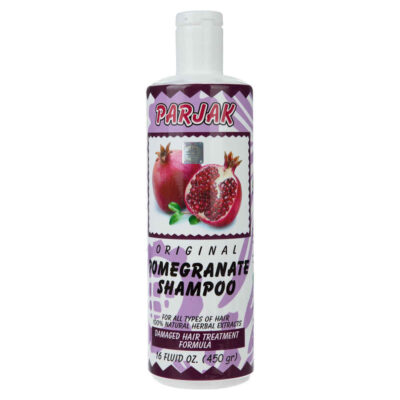 Parjak Shampooing à la Grenade pour Tous Types de Cheveux – Riche en Antioxydants & Nourrissant (Pack de 4)
