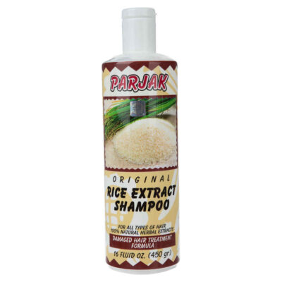 Parjak Shampooing à l’Extrait de Riz pour Tous Types de Cheveux – Soin Nourrissant & Doux (Pack de 4)