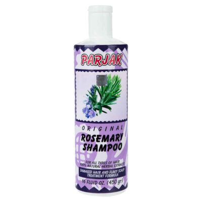 Parjak Shampooing au Romarin pour Tous Types de Cheveux – Revitalisant & Fortifiant (Pack de 4)