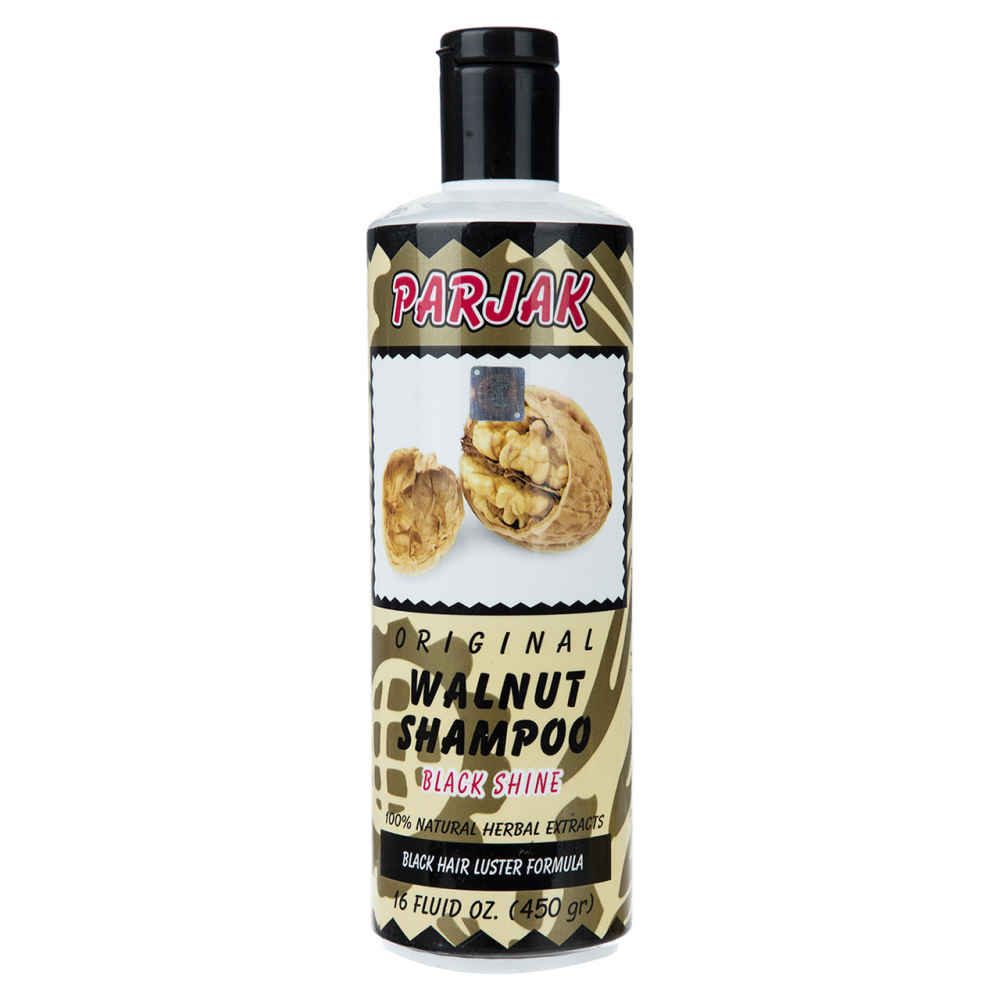 Parjak Shampooing à la Noix pour Tous Types de Cheveux - Nutrition Profonde & Brillance (Pack de 4)