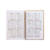 Carnet de planification du calendrier persan modèle Vaziri