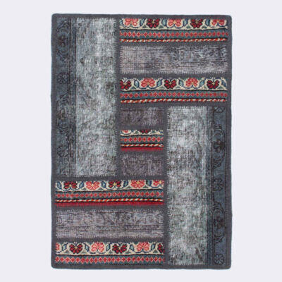 Tapis Kilim patchwork persan tissé à la main Diamond