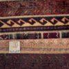 Tapis patchwork noué à la main persan vintage Forogh