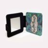Miroir de poche avec motif poème Dava inspiré de la Perse