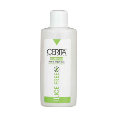 Cerita Shampooing Anti-Poux – À Base de Plantes & Non-Toxique, Traitement Efficace (Pack de 2)