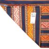 Tapis Jajim persan vintage tissé à plat rayé