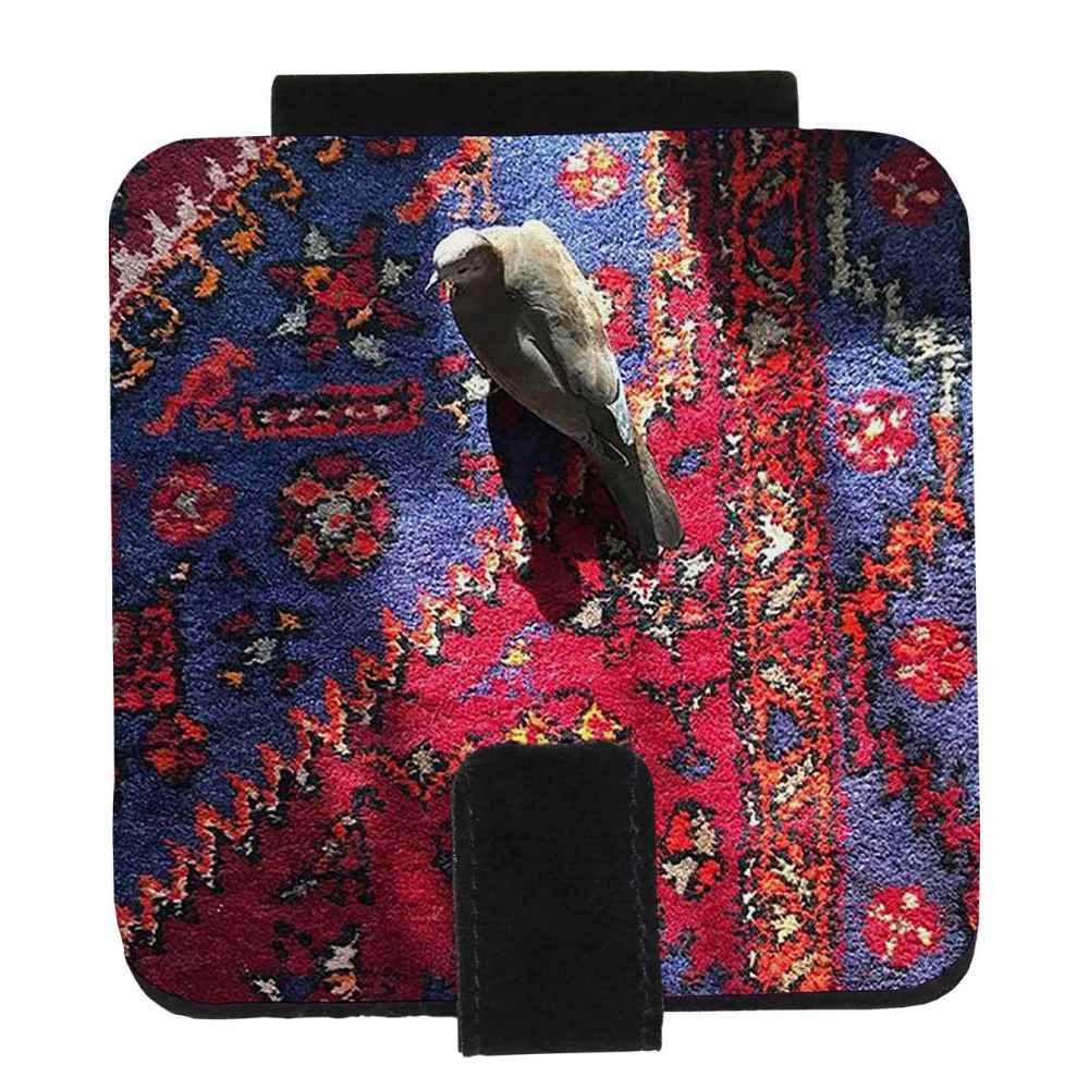 Miroir de poche avec motif Kabotar inspiré de la Perse