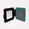 Miroir de poche avec motif Nahal inspiré de la Perse