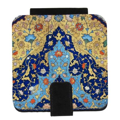Miroir de poche avec design Narin inspiré de la Perse