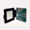 Miroir de poche avec motif de paons inspiré de la Perse