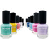Vernis à ongles Halal finition brillante et couleurs de fête respirantes (10x)