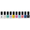 Vernis à ongles Halal finition brillante et couleurs de fête respirantes (10x)