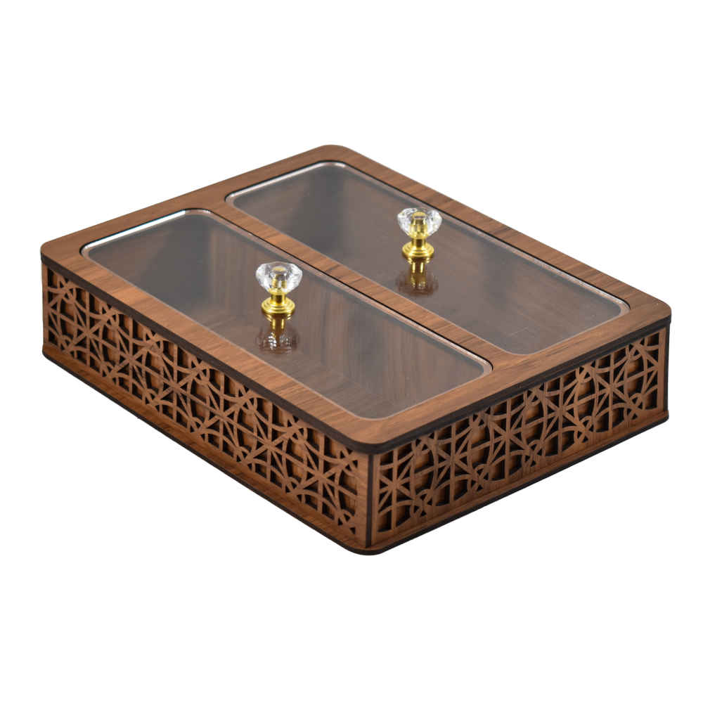 Coffret de Rangement pour Couverts en Bois Modèle Yas