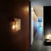 Applique murale en bois – Style moderne et minimaliste, esthétique cosy A2