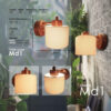 Applique murale en bois – Style moderne et minimaliste, esthétique cosy MD1