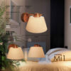 Applique murale en bois – Style moderne et minimaliste, esthétique cosy Mina