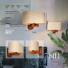 Applique murale en bois – Style moderne et minimaliste, esthétique cosy NT1