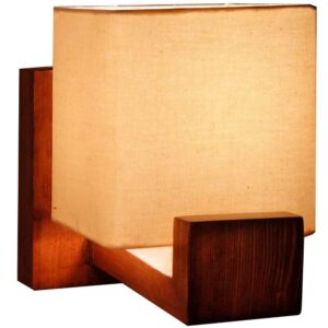 Applique murale en bois – Style moderne et minimaliste, esthétique cosy