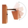 Applique murale en bois – Style moderne et minimaliste, esthétique cosy U5
