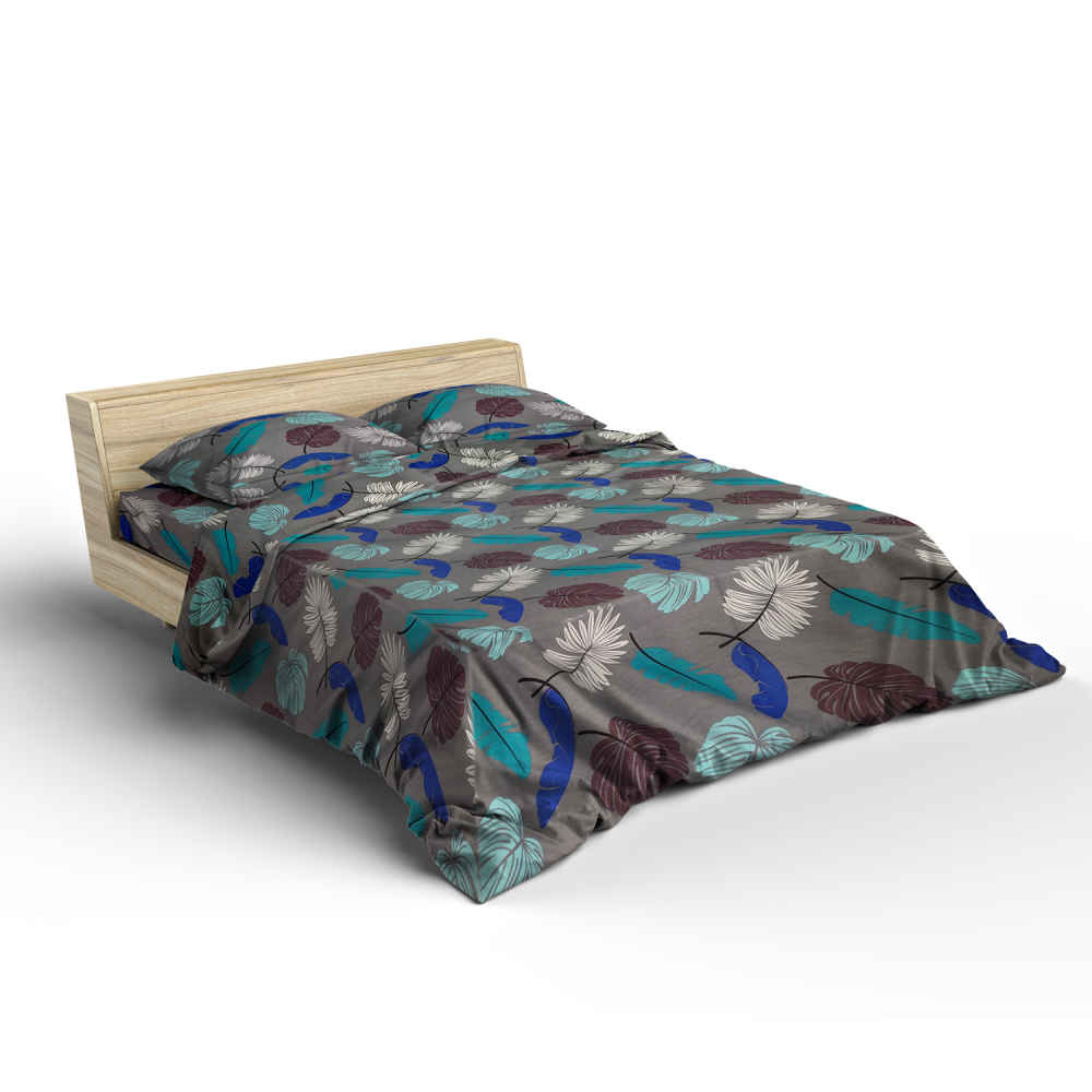 Housse de couette double coton et polyester – Ultra douce, modèle Anjiri